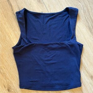 Women's Navy Blue Tank Top